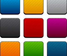 App button icons colored vector set 14