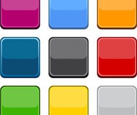 App button icons colored vector set 16