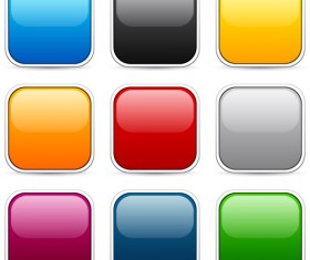 App button icons colored vector set 19