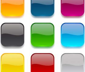 App button icons colored vector set 25