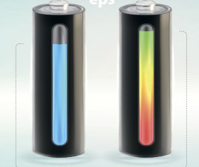 Remaining battery vector Illustration 01
