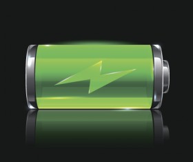 Remaining battery vector Illustration 03