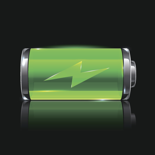 Remaining battery vector Illustration 03