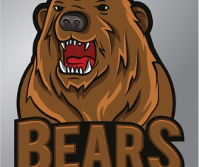 Bears logo vector material