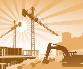 Building construction background vectors 02