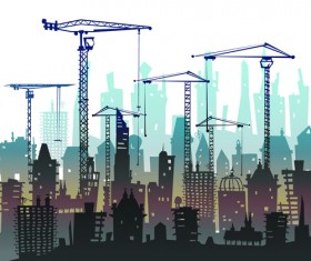 Building construction background vectors 03