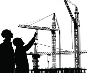 Building construction background vectors 04