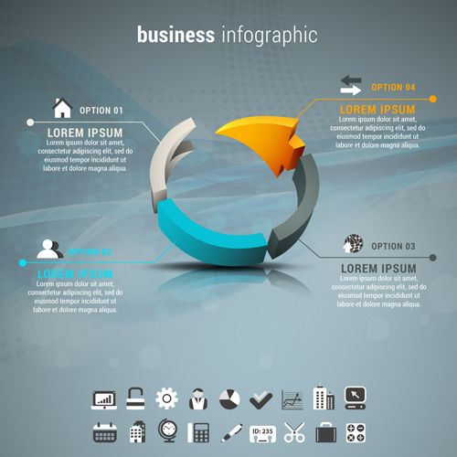 Business Infographic creative design 3545