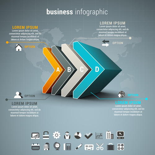 Business Infographic creative design 3546