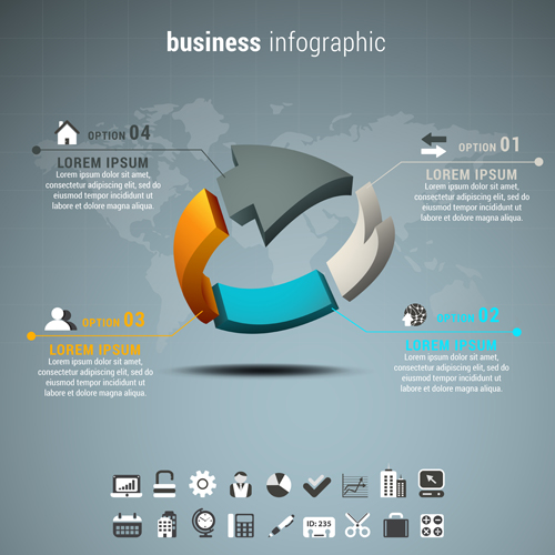 Business Infographic creative design 3547