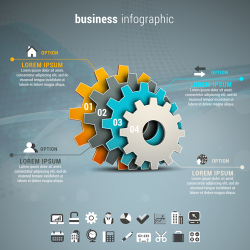 Business Infographic creative design 3548