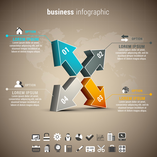 Business Infographic creative design 3550