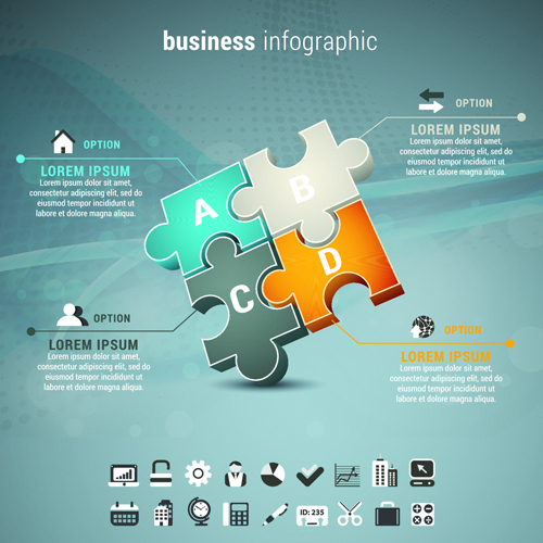 Business Infographic creative design 3557