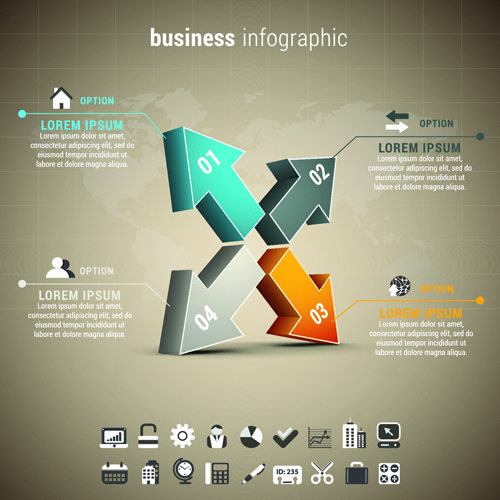 Business Infographic creative design 3558