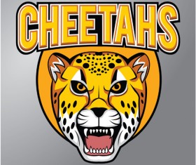 Cheetahs logo vector material