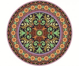 Chinese traditional floral pattern vector