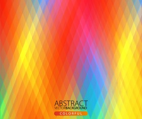 Colorful rhombus shining background vector