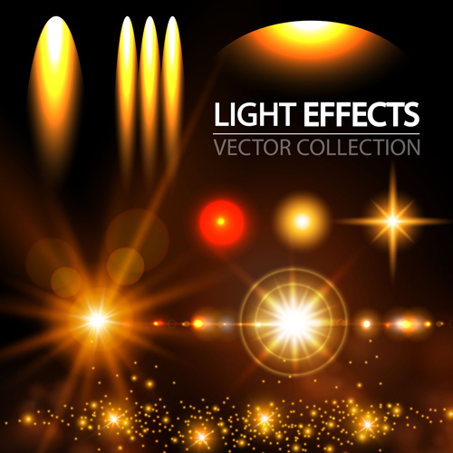 Concept light effects vector graphics 02