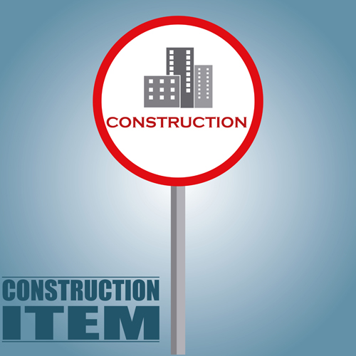 Construction tool creative background vector material 02