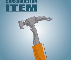 Construction tool creative background vector material 05