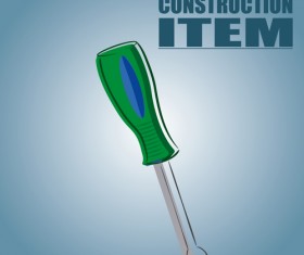 Construction tool creative background vector material 06