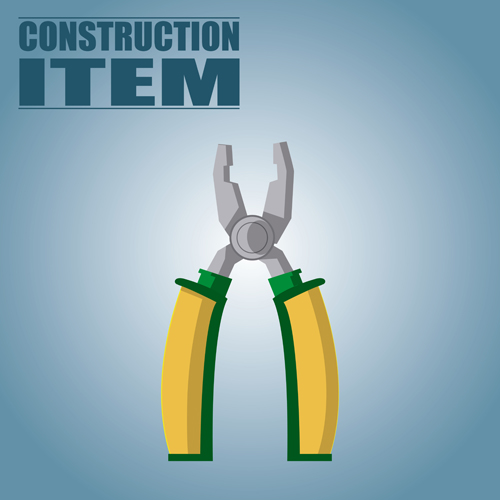 Construction tool creative background vector material 07