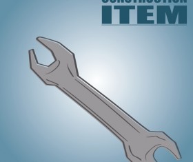 Construction tool creative background vector material 08