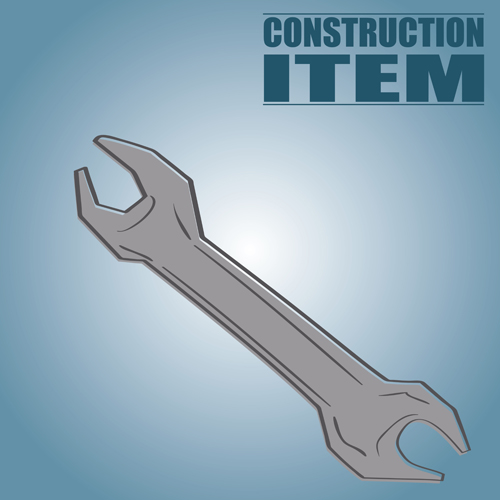 Construction tool creative background vector material 08