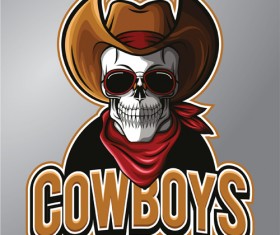 Cowboys logo vector design