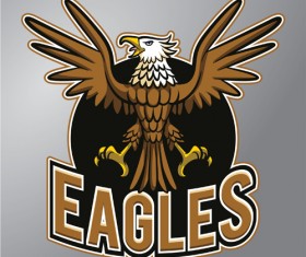 Eagles logo vector material 03