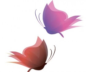 Elegant butterflies background art vectors 02