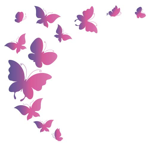 Elegant butterflies background art vectors 04 free download