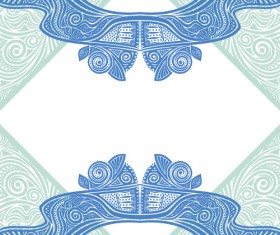 Floral tiling pattern vintage vector set 04