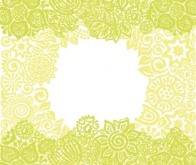 Floral tiling pattern vintage vector set 08