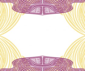 Floral tiling pattern vintage vector set 11