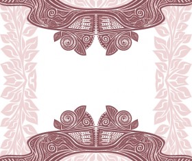 Floral tiling pattern vintage vector set 12