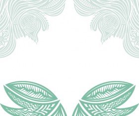 Floral tiling pattern vintage vector set 16