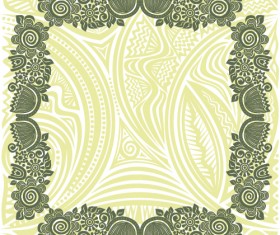 Floral tiling pattern vintage vector set 18