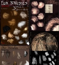 Hair Photoshop brushes