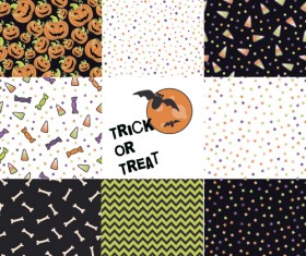 Halloween pattern vector seamless material 03