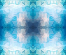 Kaleidoscope geometric shapes background vector material 01