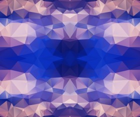 Kaleidoscope geometric shapes background vector material 03