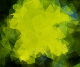 Kaleidoscope geometric shapes background vector material 06