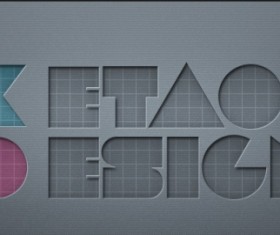 Lot creative English font