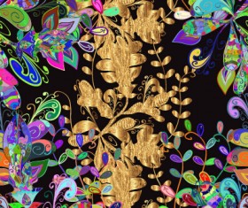 Luxury ornament floral pattern seamless vecrtor 01