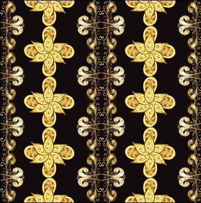 Luxury ornament floral pattern seamless vecrtor 02