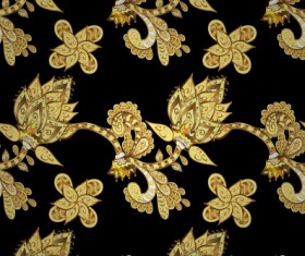 Luxury ornament floral pattern seamless vecrtor 04