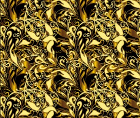 Luxury ornament floral pattern seamless vecrtor 09