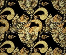 Luxury ornament floral pattern seamless vecrtor 15