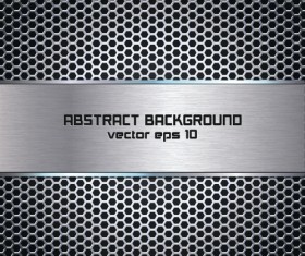 Metallic texture art background vector 03